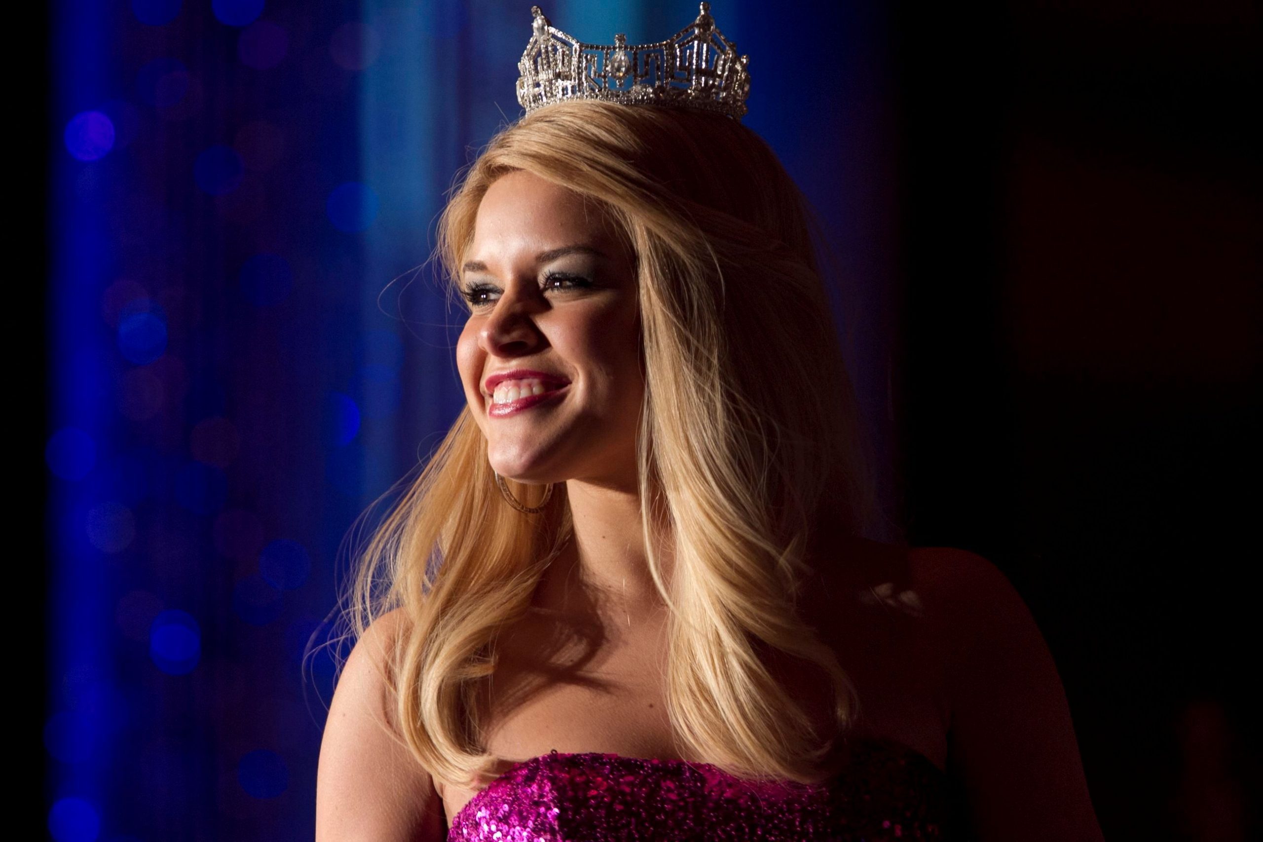 Mandatory Credit: Photo by Nati Harnik/AP/Shutterstock (6293662g) Teresa Scanlan Teresa Scanlan, Miss America 2011, at a dinner event on the last day of her homecoming tour of Nebraska, in La Vista, Neb Miss America Homecoming, La Vista, USA