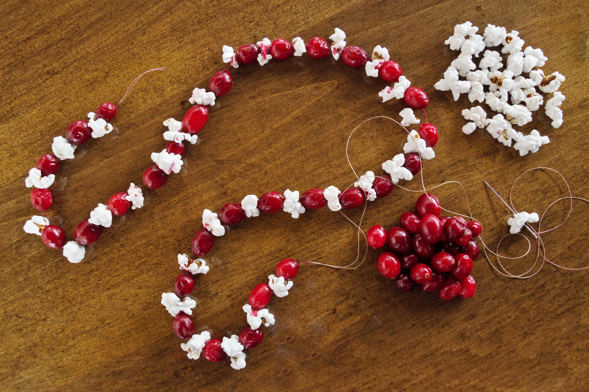 Cranberry And Popcorn Garland