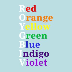 ROYGBIV Mnemonic Device