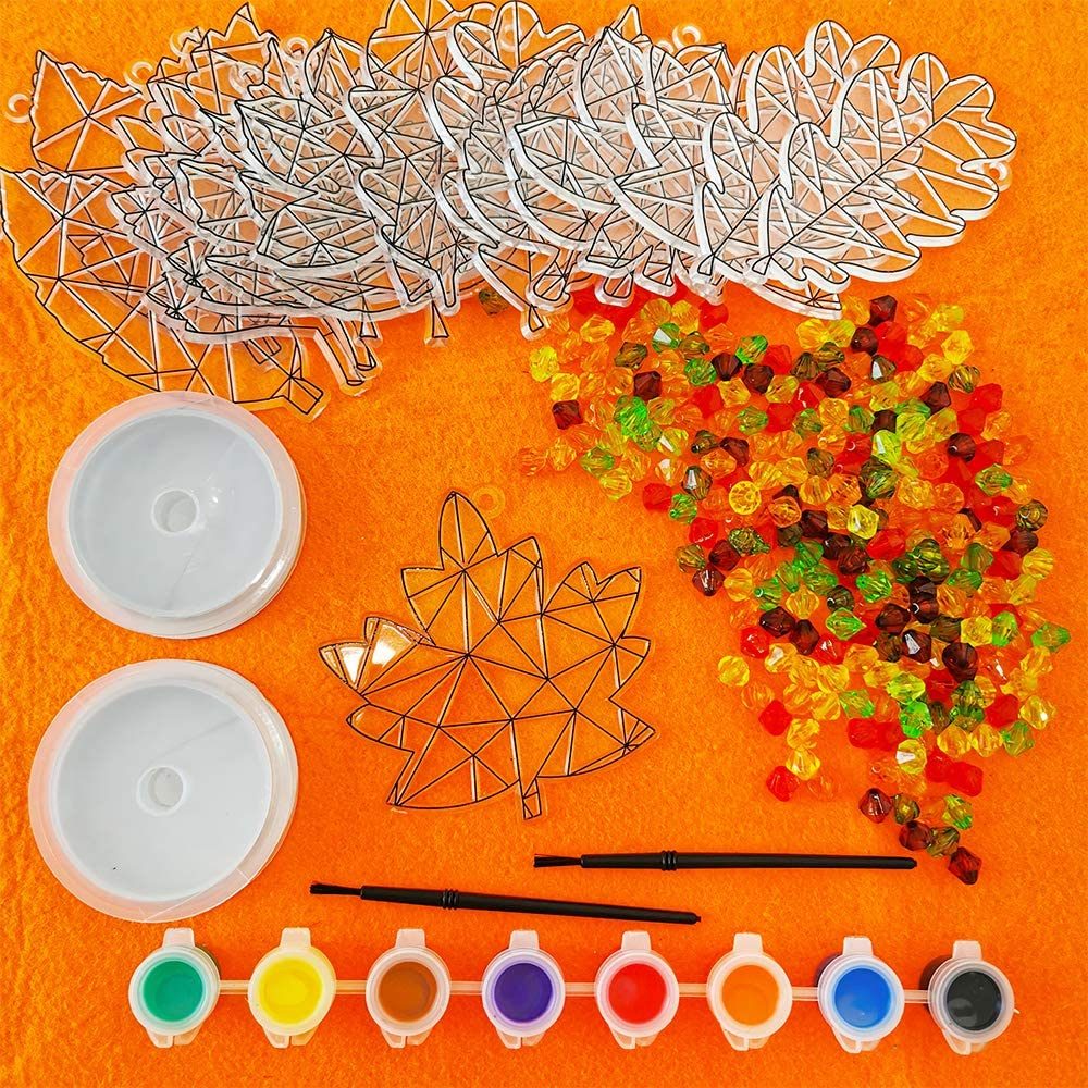 Diy Leafy Sun Catchers Via Amazon