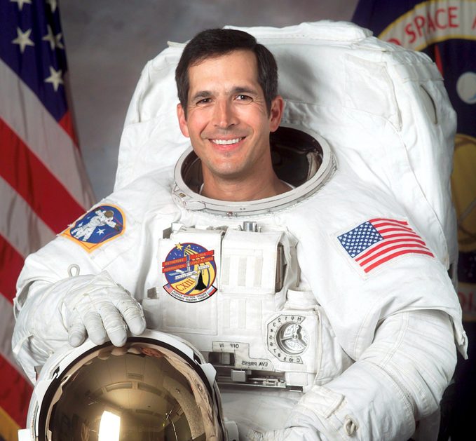Mandatory Credit: Photo by Shutterstock (395779e) John B Herrington - 02 Apr 2002 INTERNATIONAL SPACE STATION MISSION STS 113 - SEP 2002