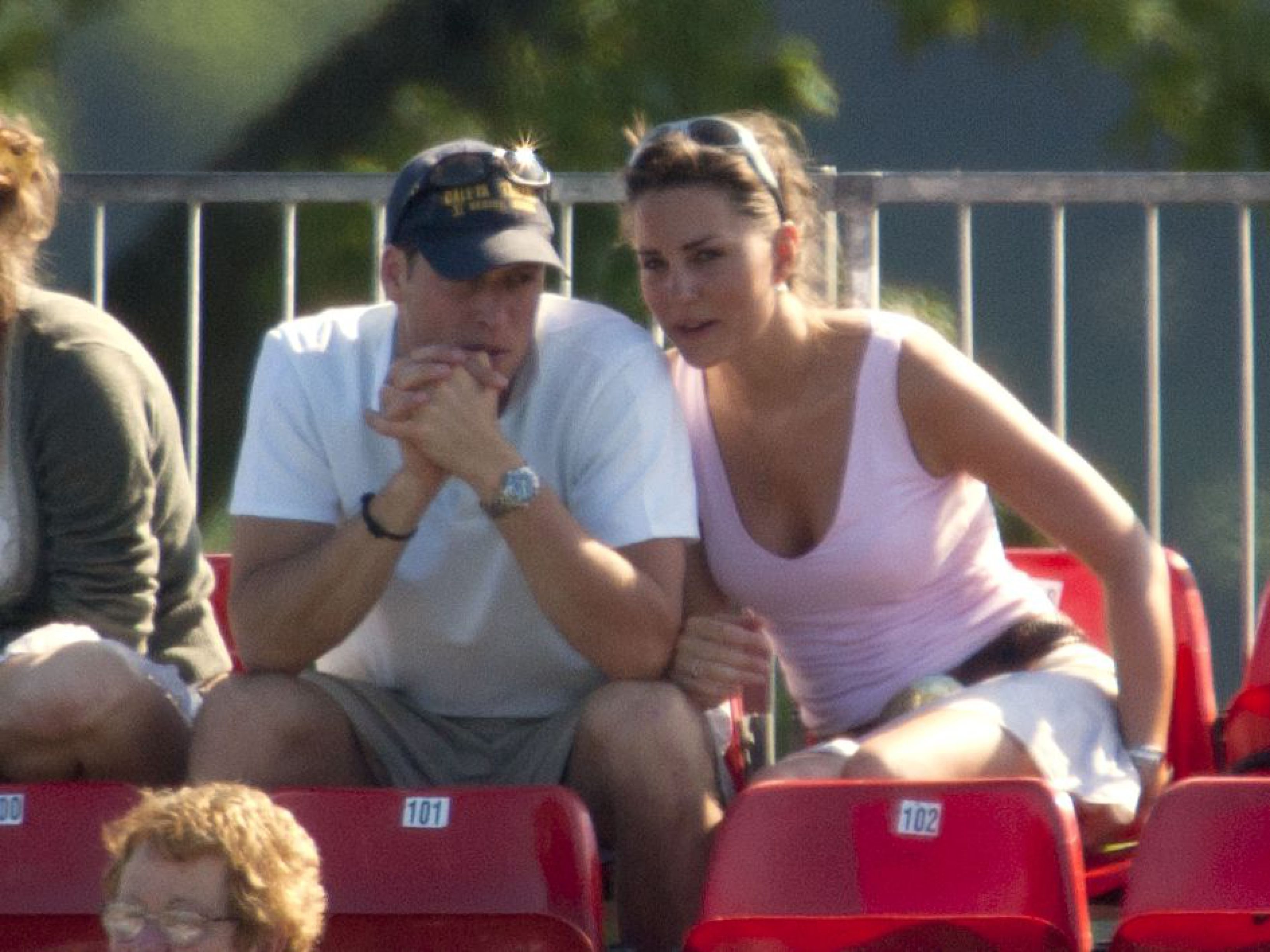 Mandatory Credit: Photo by Shutterstock (2587736h) Prince William and Kate Middleton Prince William and Kate Middleton at the Beaufort Polo Club, Britain - 18 Jun 2005