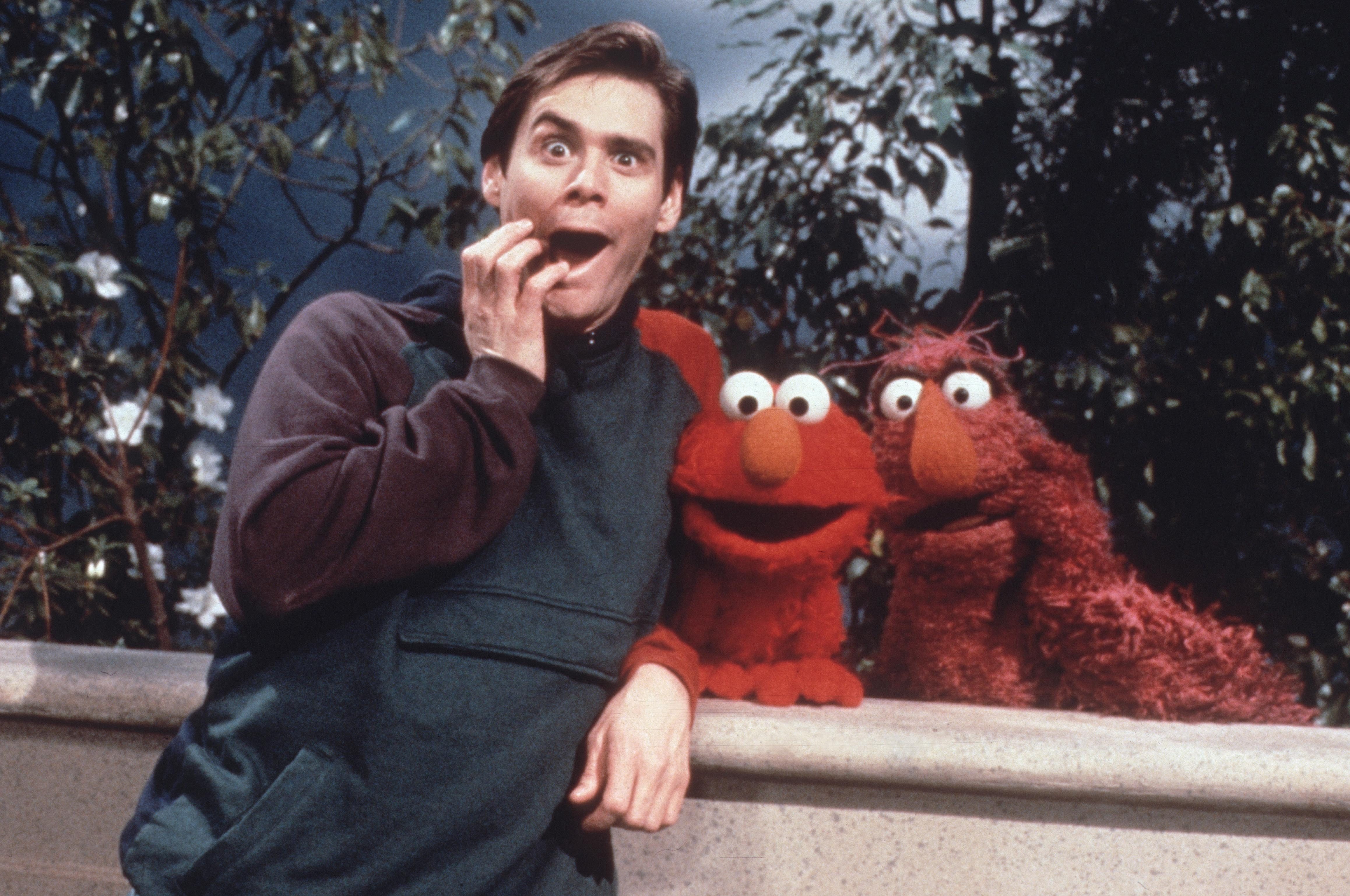 Editorial use only. No book cover usage. Mandatory Credit: Photo by Ctw/Jim Henson Prod/Kobal/Shutterstock (5884856t) Jim Carrey Sesame Street - 1969- Ctw/Jim Henson Prod USA Television