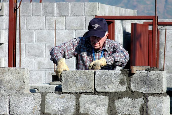 president jimmy carter habitat for humanity build