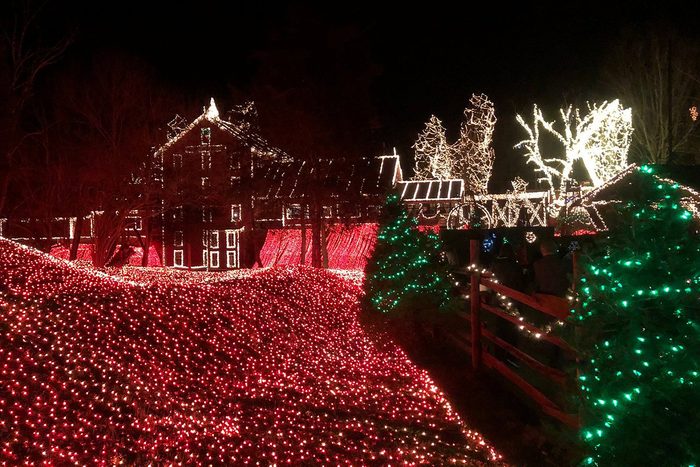 Historic Clifton Mill Christmas Lights