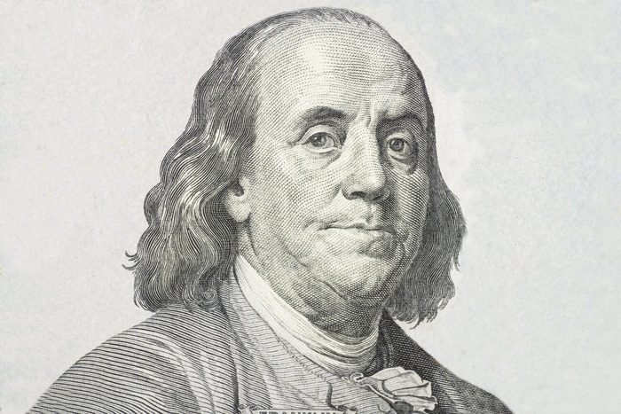 Close-up on Benjamin Franklin