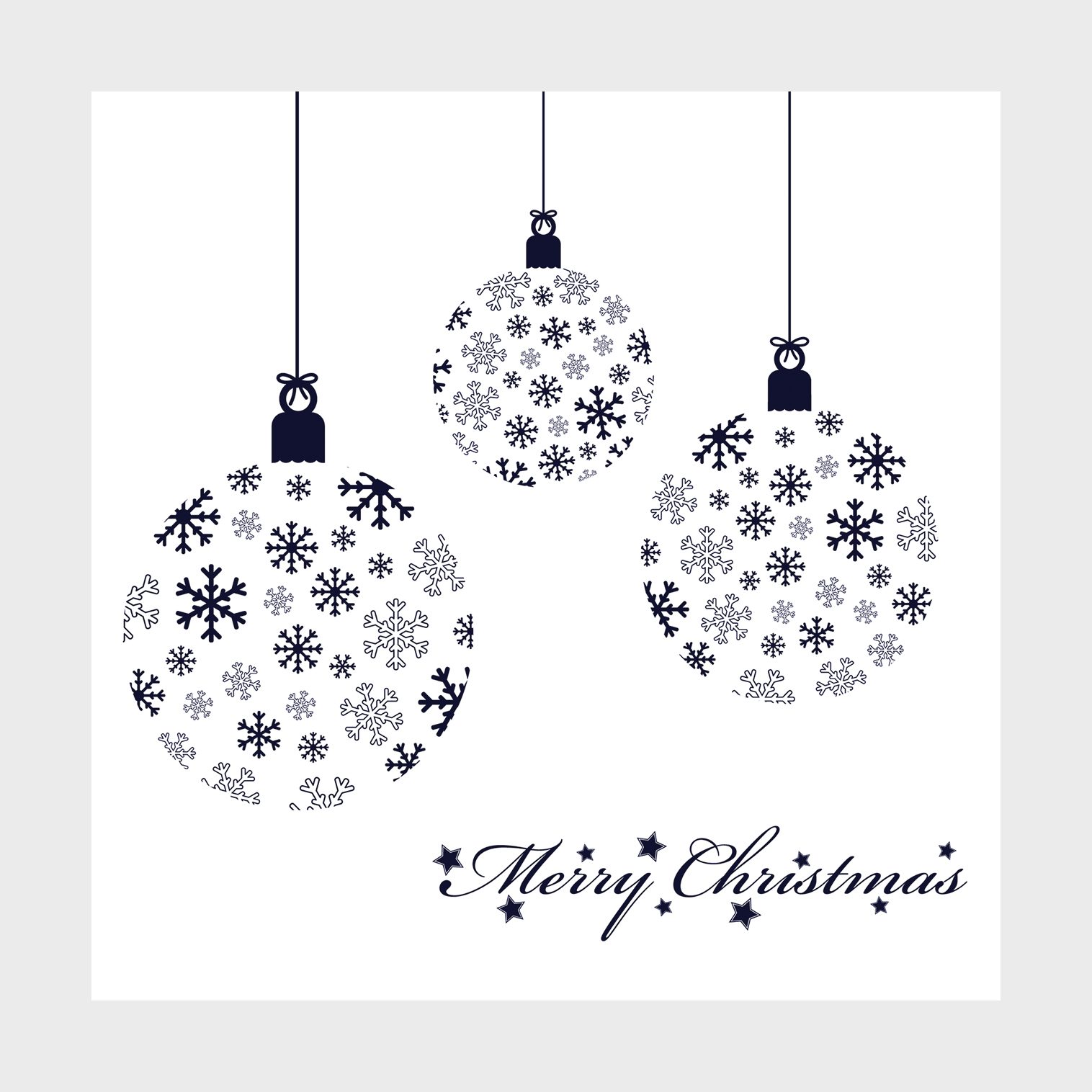 Free Printable Ornament Xmas Cards