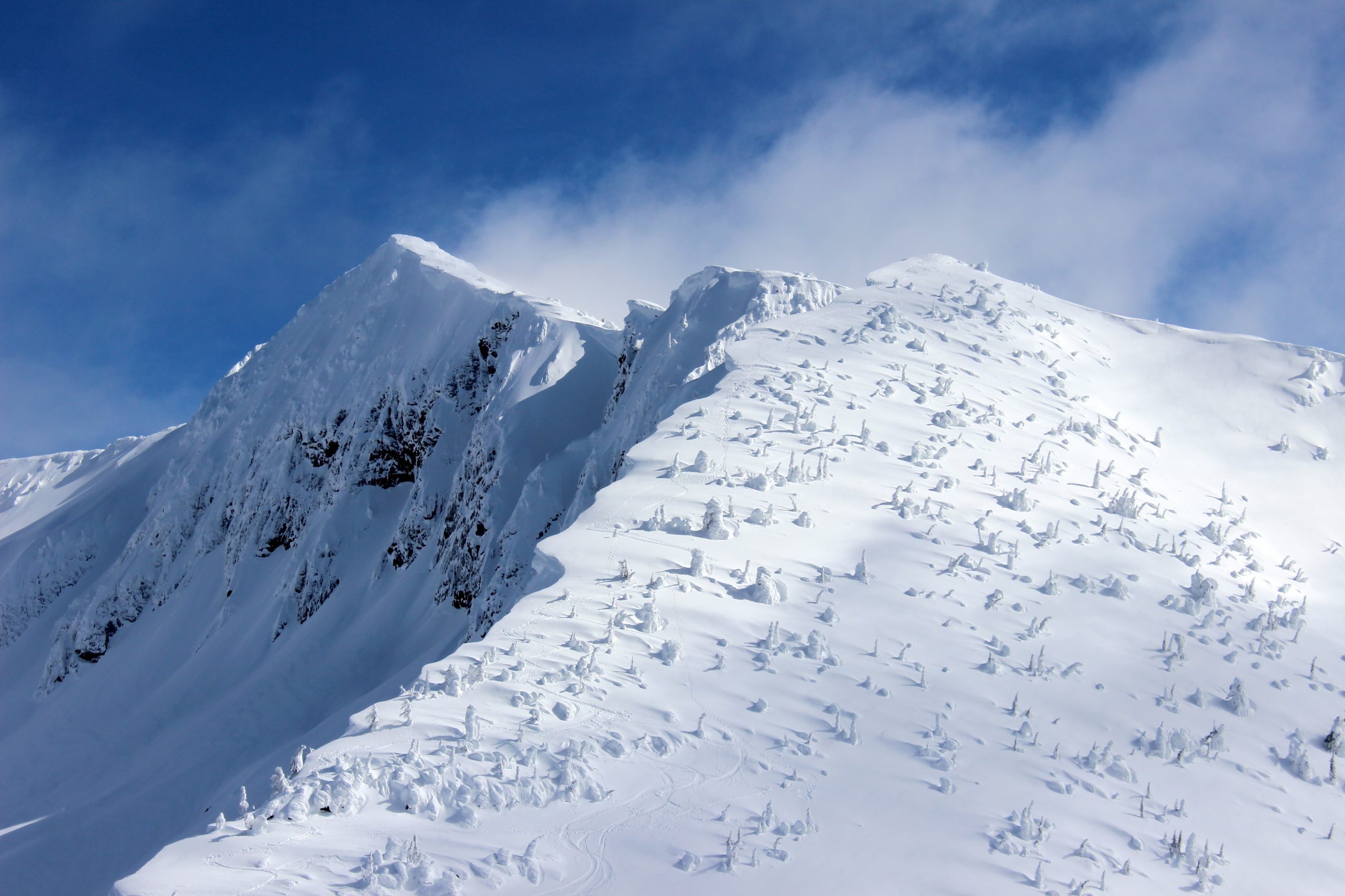 Majestic Snow Covered Mountain in Canada