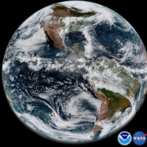 Earth's western hemisphere NASA NOAA