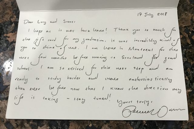 handwriting so neat it could be a font