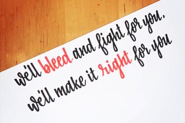 handwriting so neat it could be a font