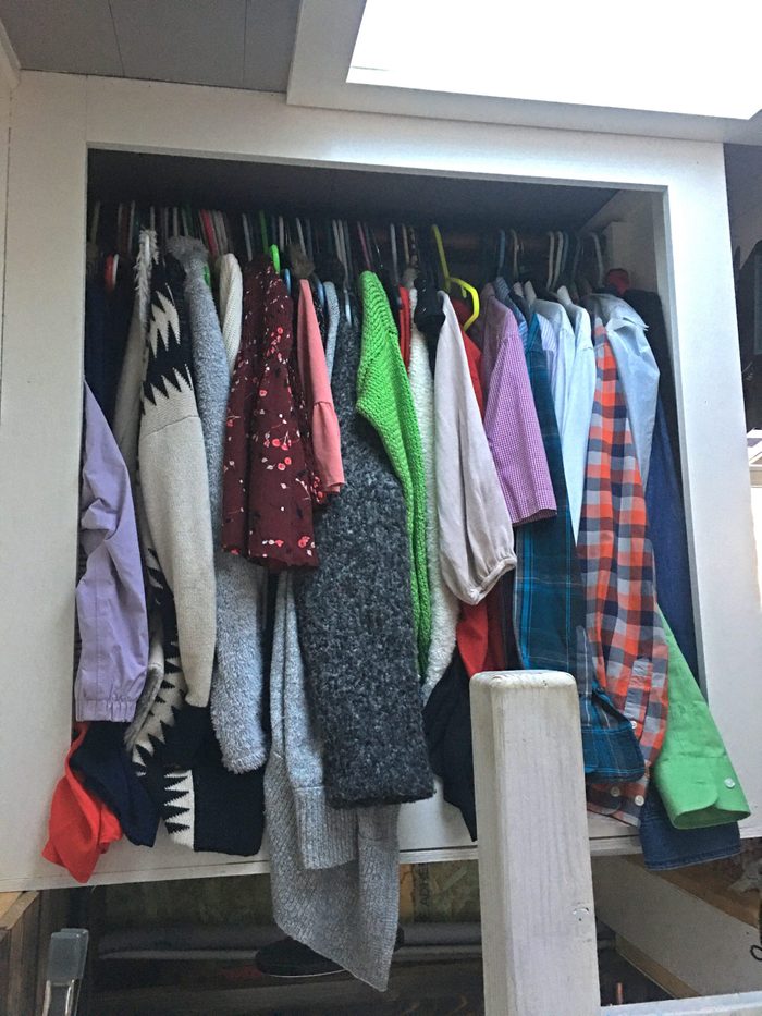 tiny house closet