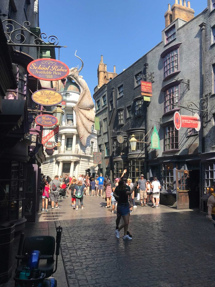 diagon alley wizarding world harry potter universal orlando