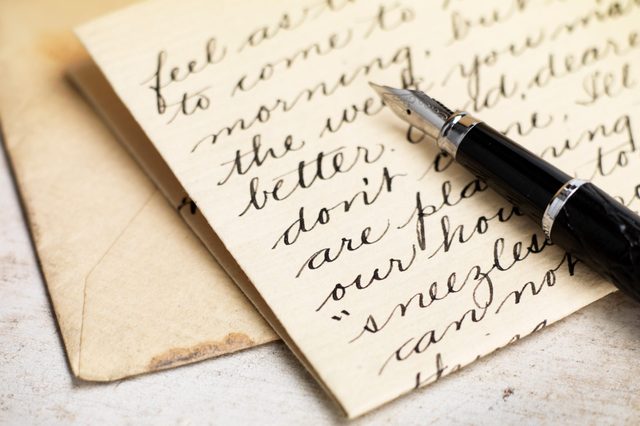 beautiful neat handwriting