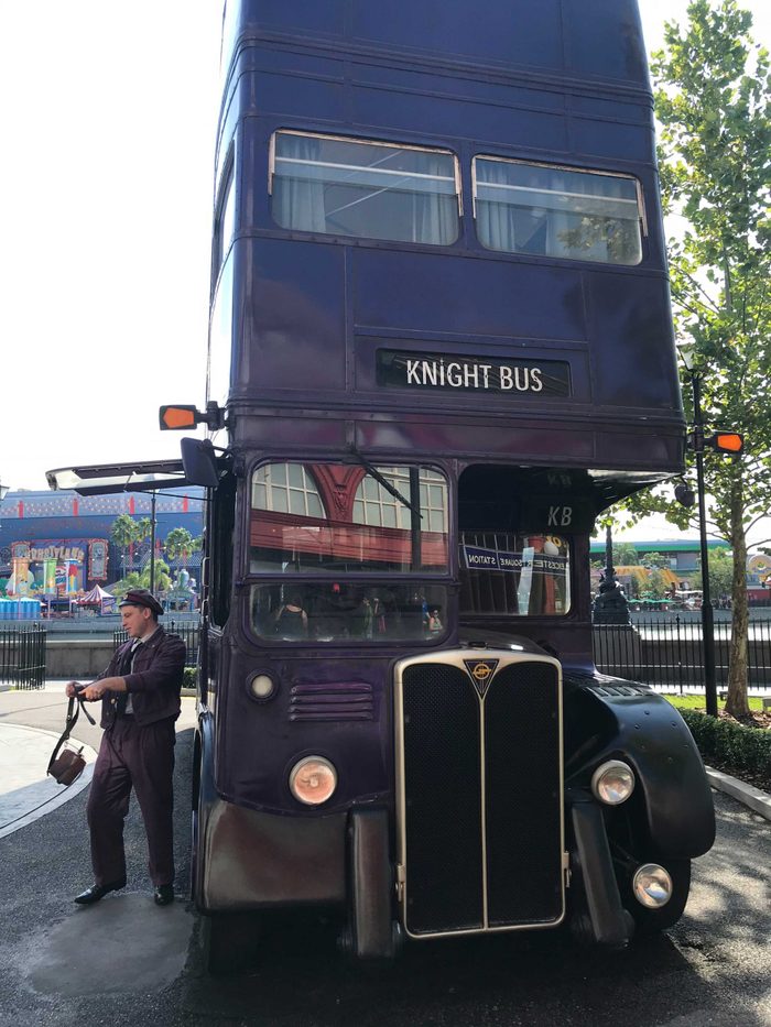 knight bus wizarding world harry potter universal orlando