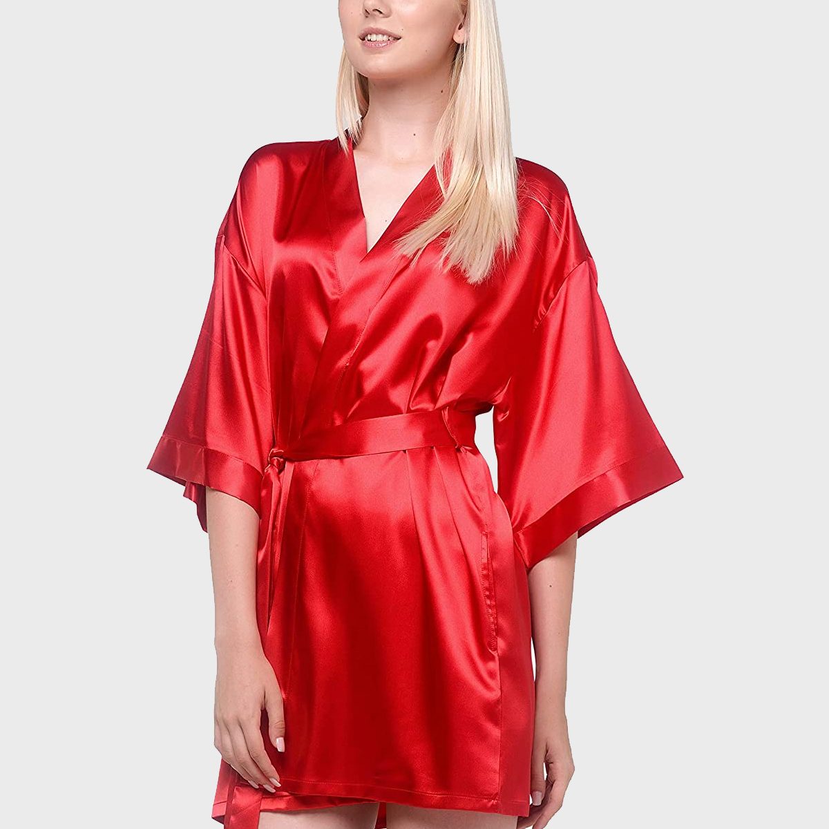 Turquaz Satin Robe