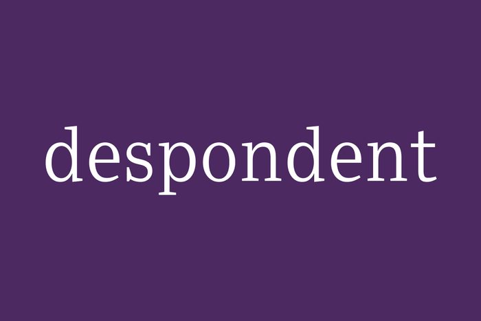 Despondent Fancy Word