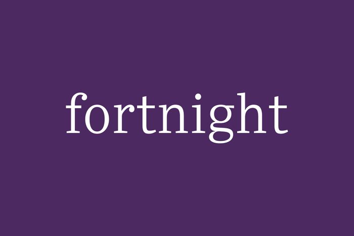 Fancy Word Fortnight
