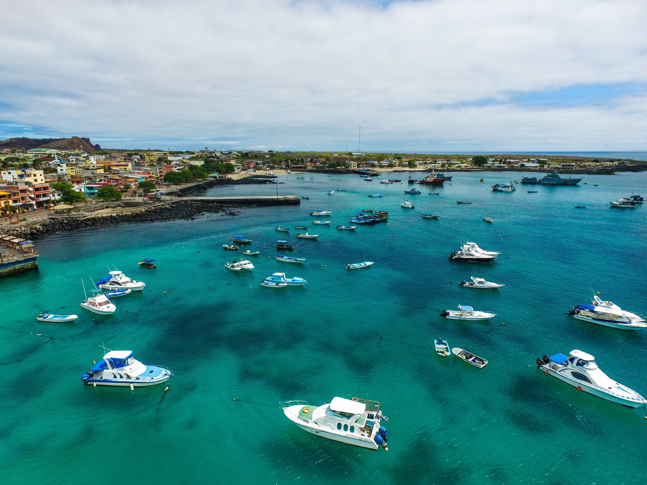 San Cristobal - Galapagos Islands, Ecuador. Aerial Shot