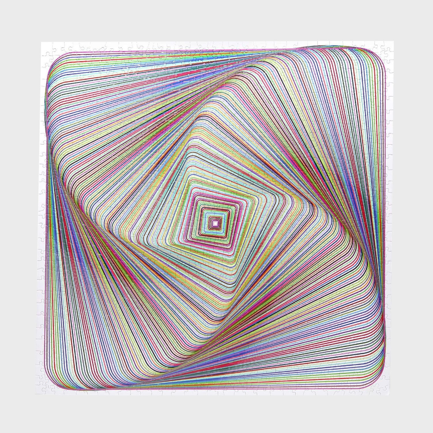 Twisted 3d Color Puzzle 