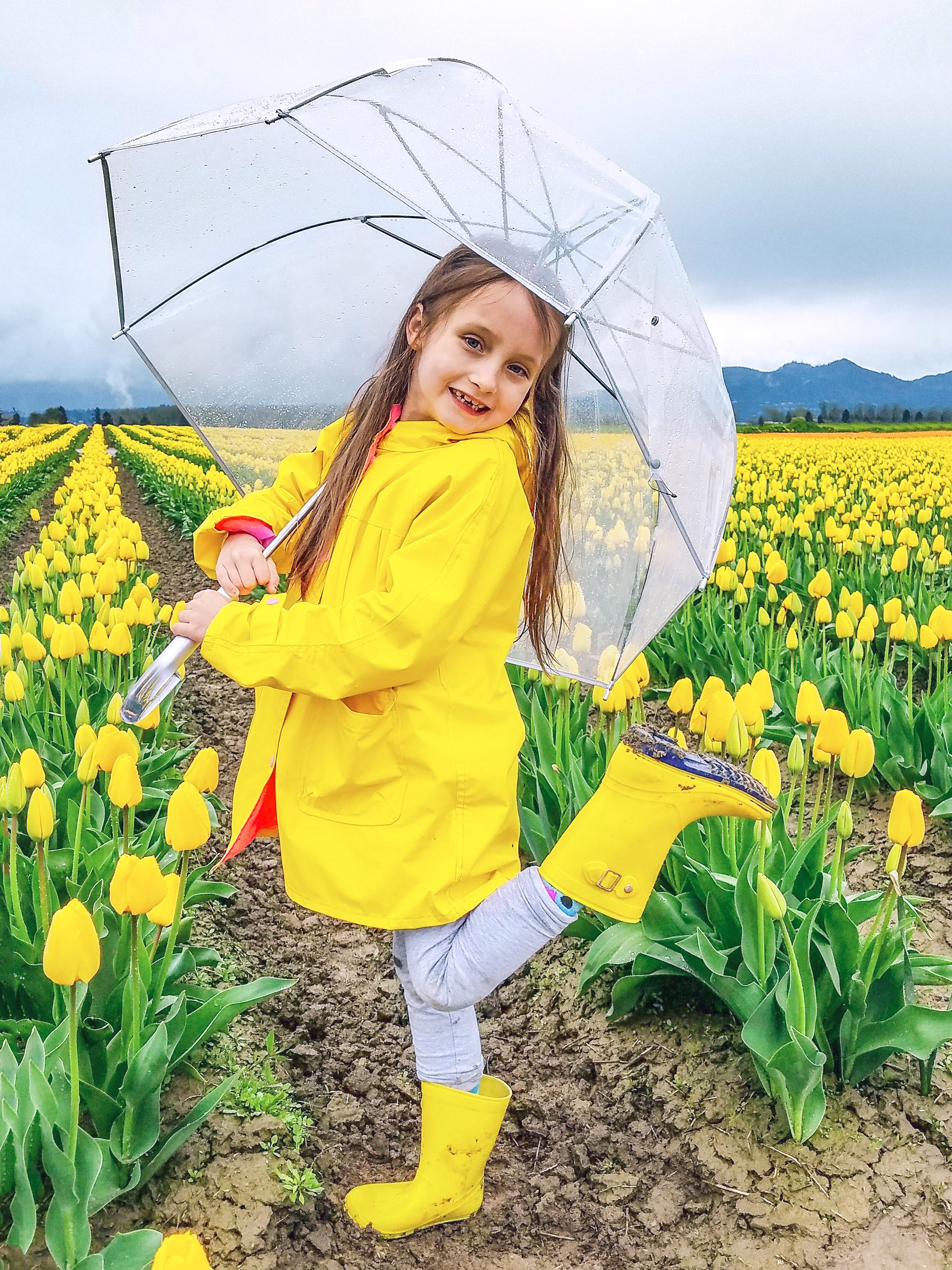 spring rain jacket girl