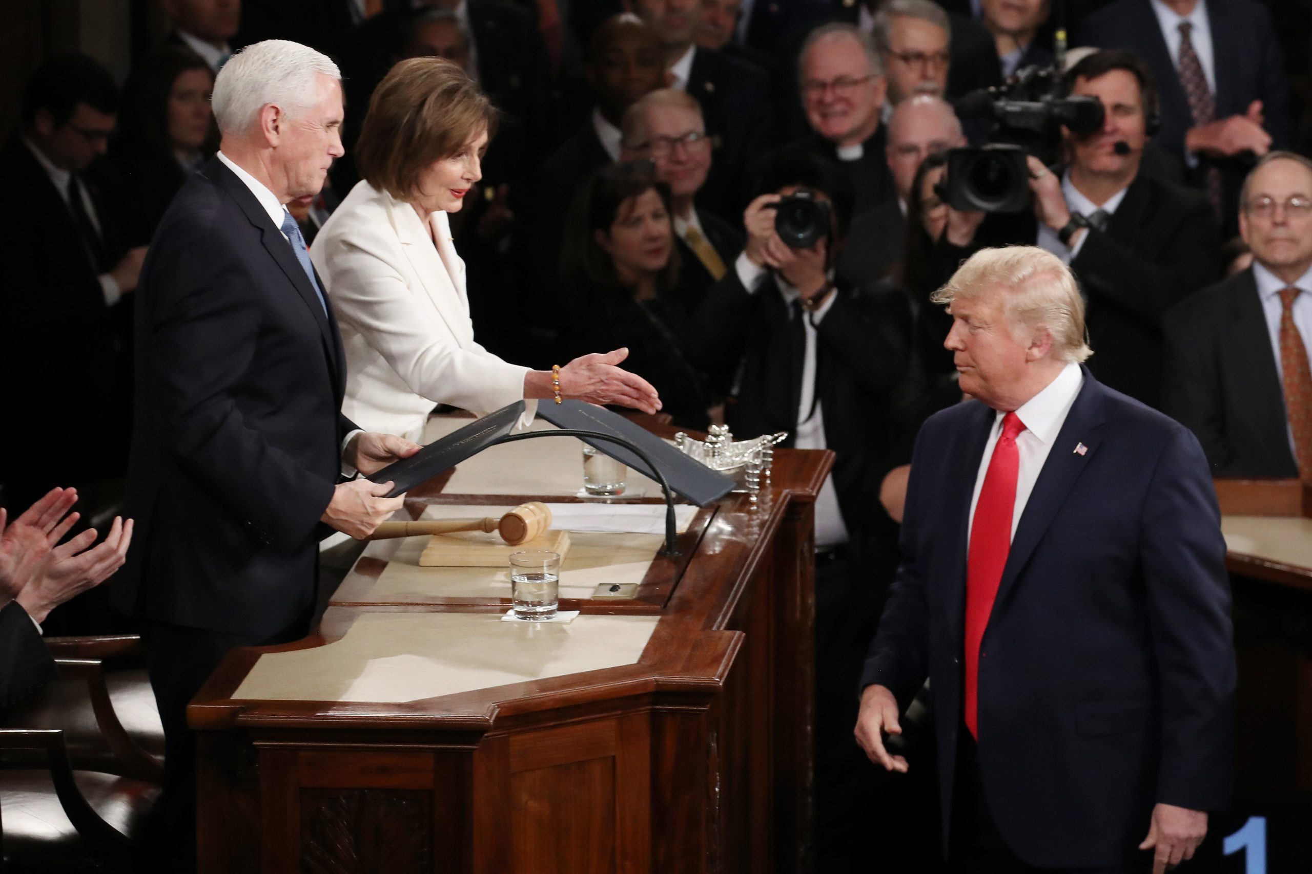 President Trump and Nancy Pelosi