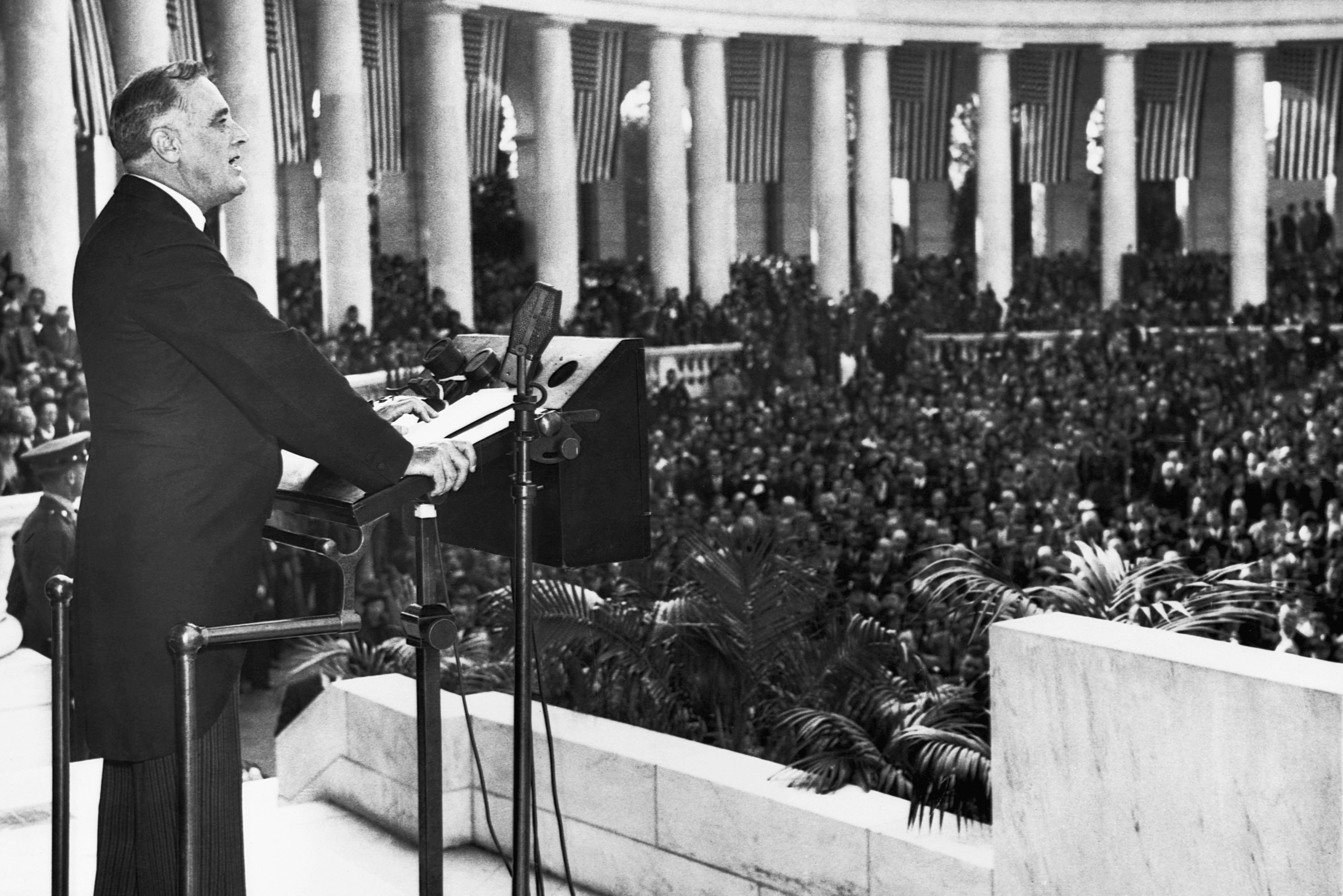 president roosevelt podium