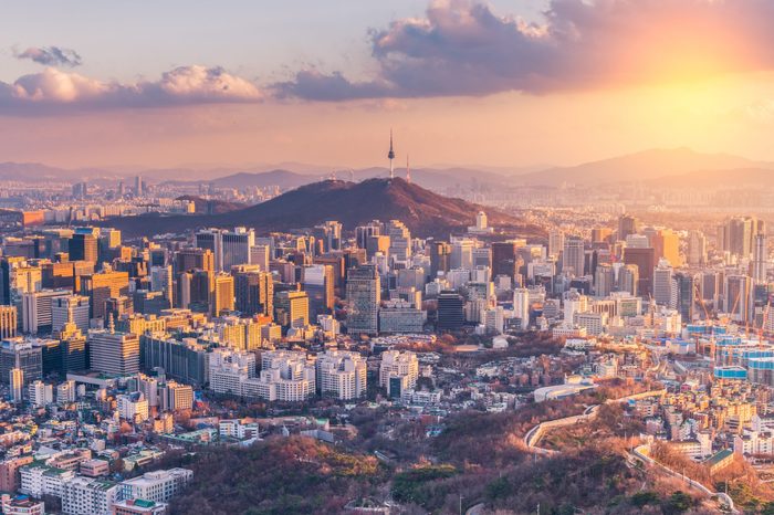 Seoul City Skyline,South Korea