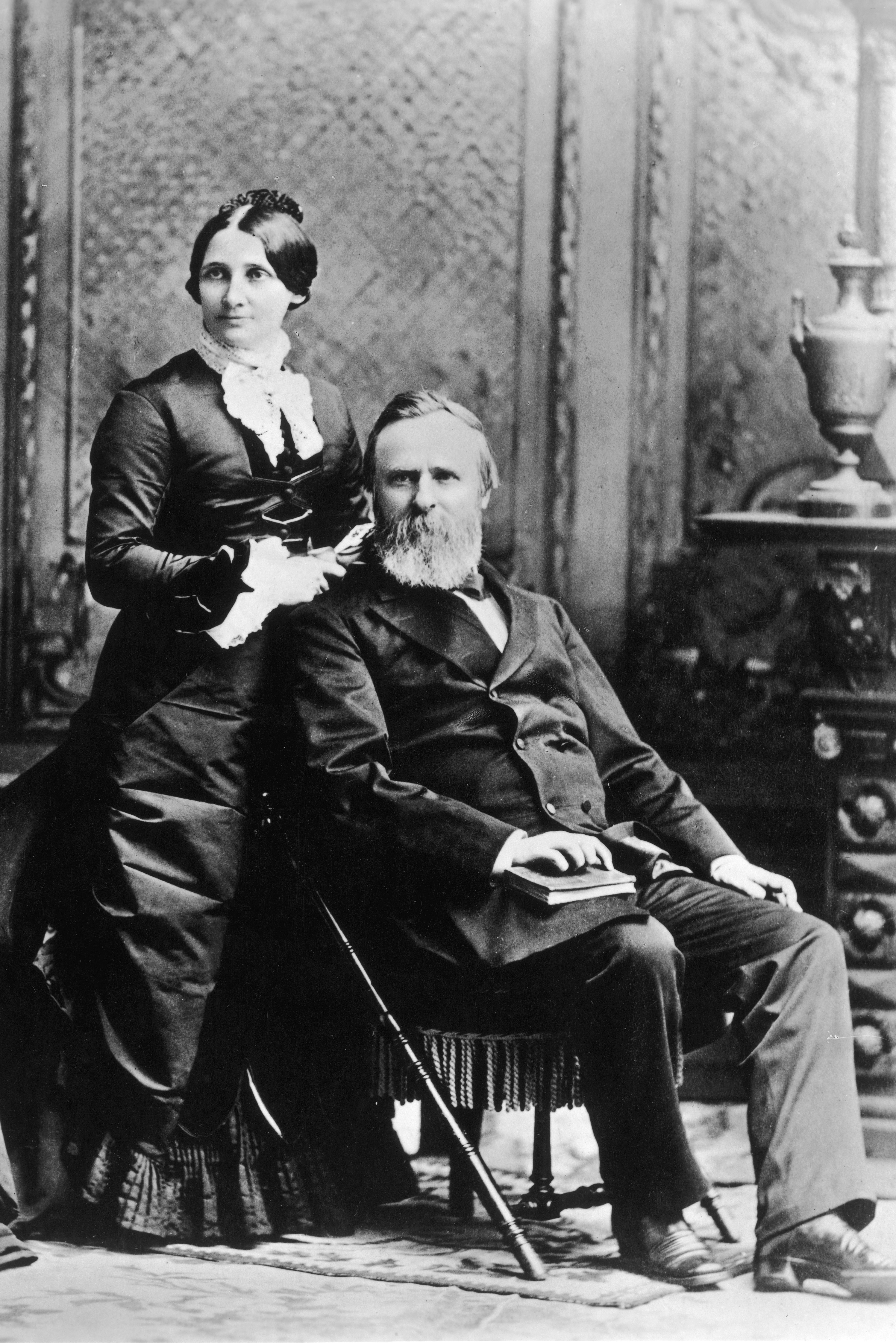 President Rutherford Hayes and wife Lucy Hayes