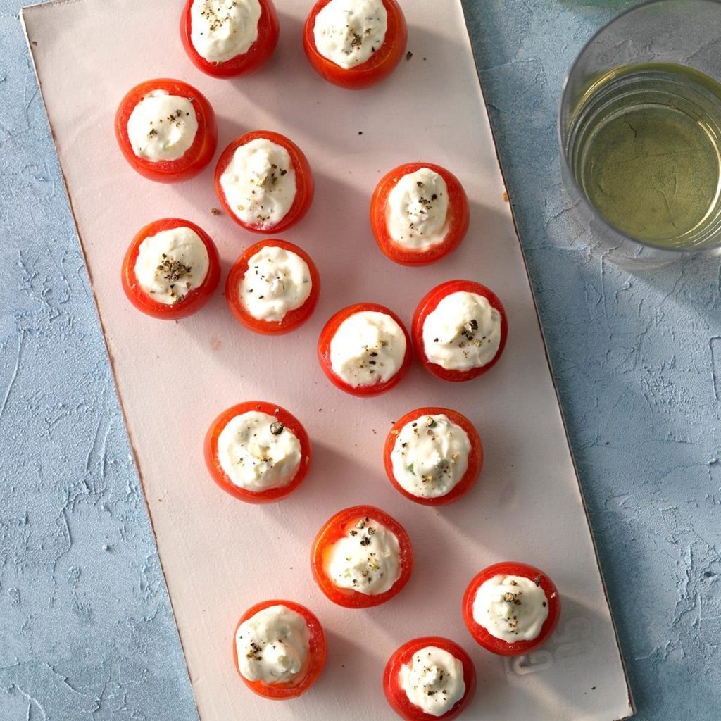 feta stuffed cherry tomatoes