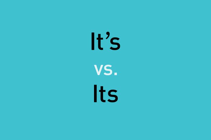 text: it's vs. its