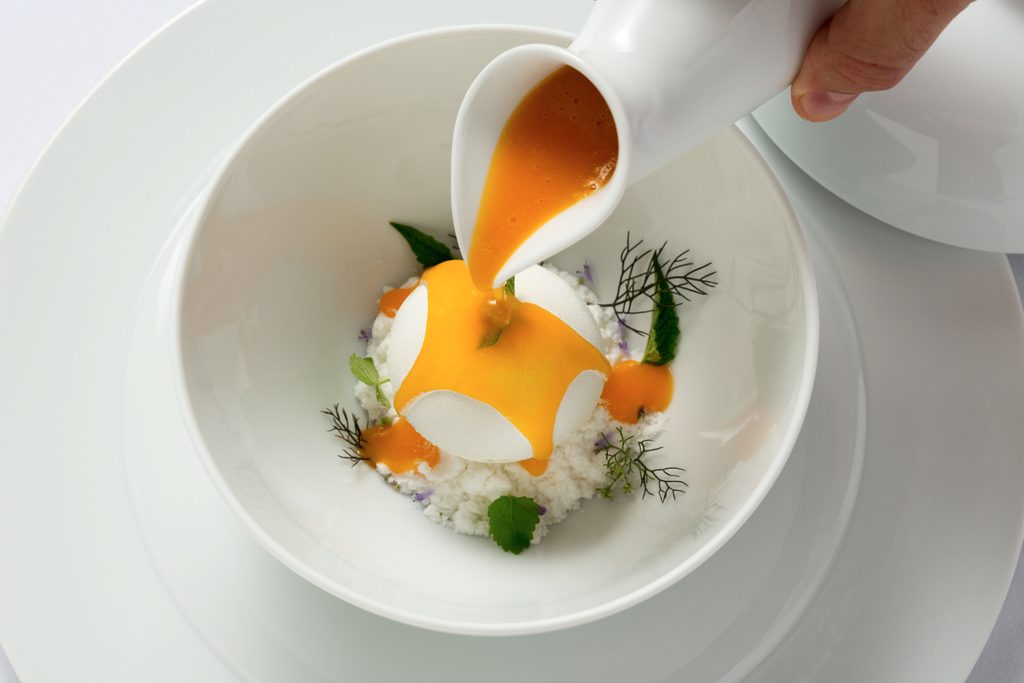 eggs at Herons in North Carolina