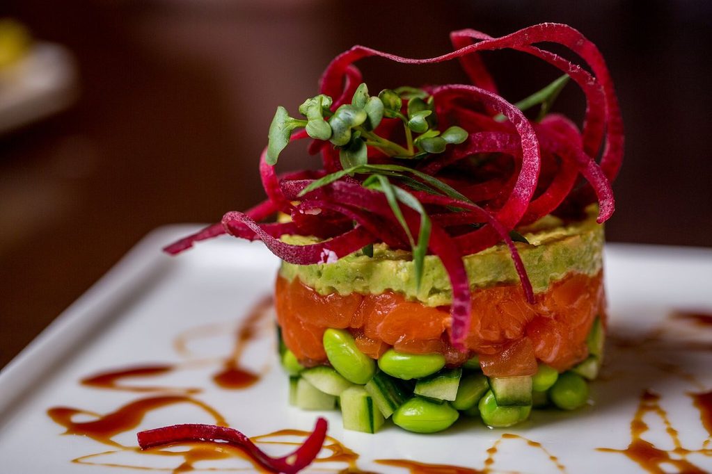 The Hotel Captain Cook sushi tower