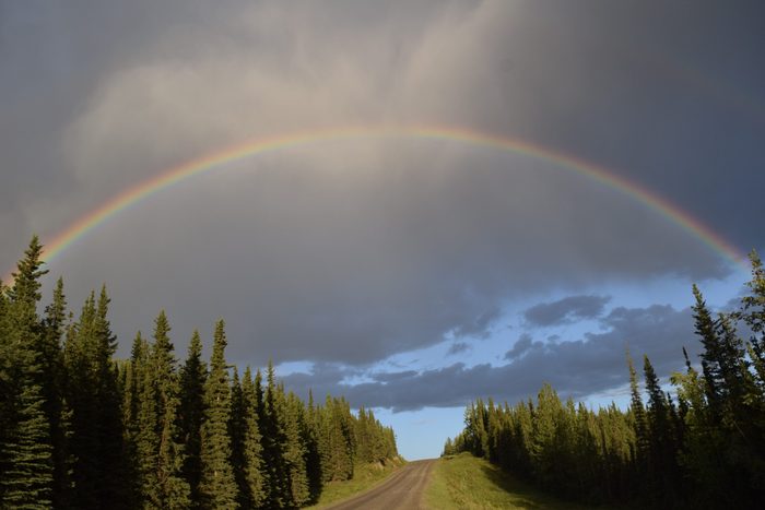 rainbow drive road ALCAN in British Colombia