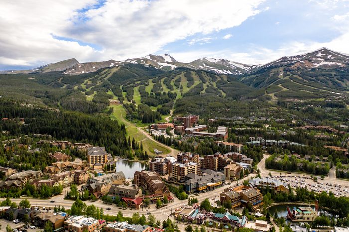 Aerial drone photo - Rugged Rocky Mountains of Breckenridge, Colorado