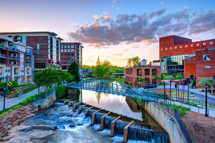 alls Park in Greenville, South Carolina, USA