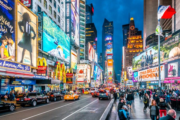 Times Square by night