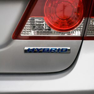 Tail lights hybrid car