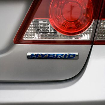 Tail lights hybrid car