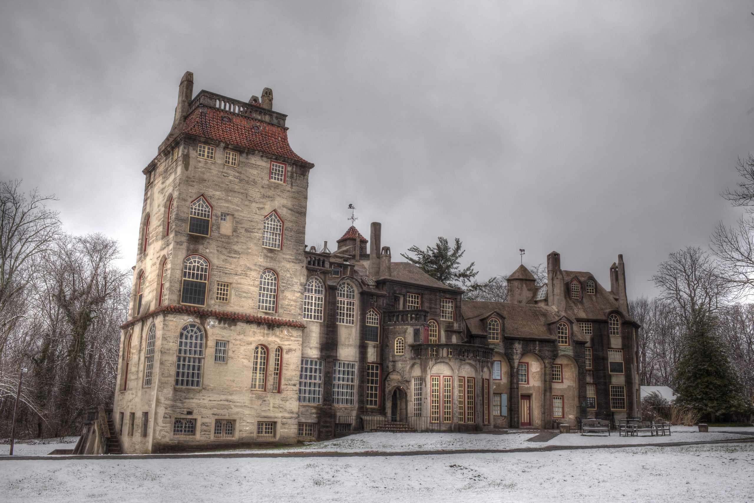 Fonthill castle in Doylestown, Pa. USA