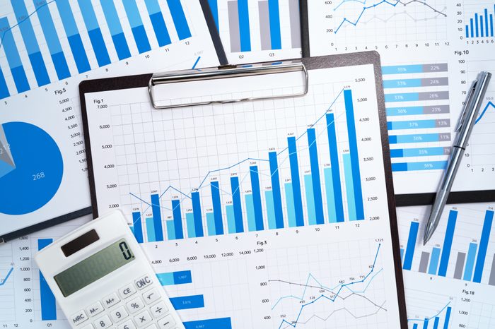 Financial reports. Analyzing and gathering statistical data.