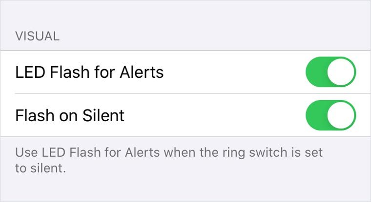 iphone screenshots. turn on flash for alerts