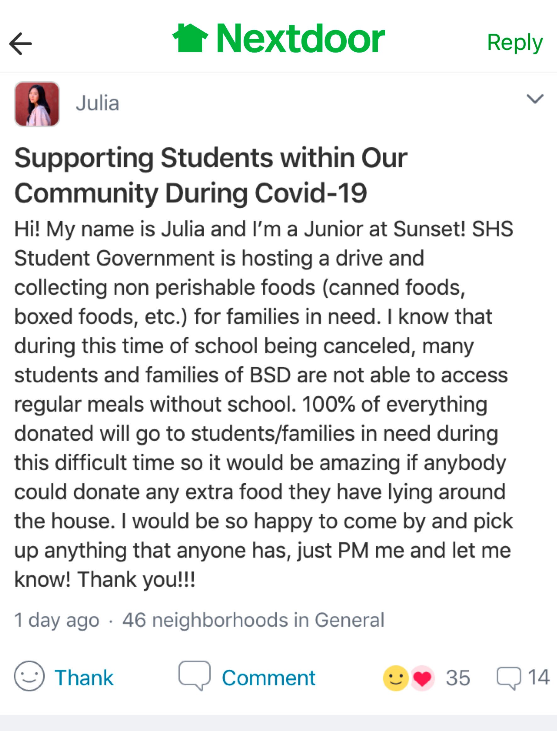 uplifting stories neighbors coronavirus nextdoor