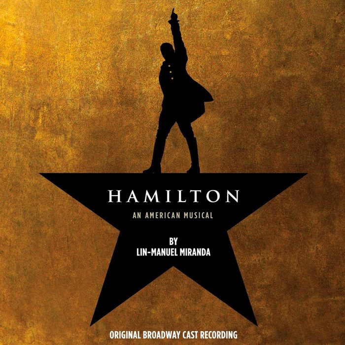 hamilton cast recording cover