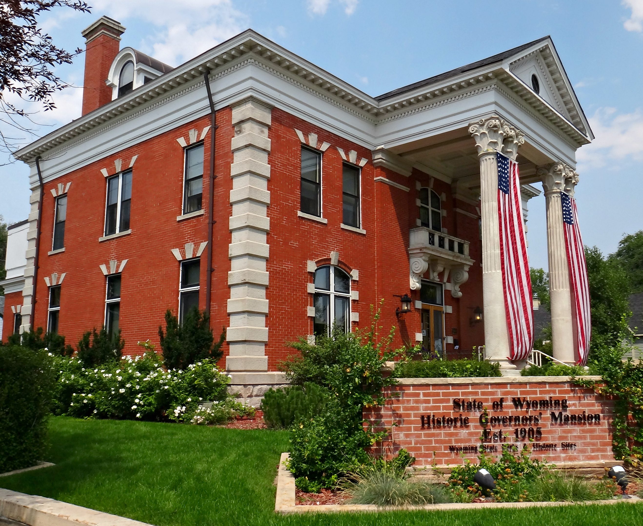 Historic Governors' Mansion in Wyoming