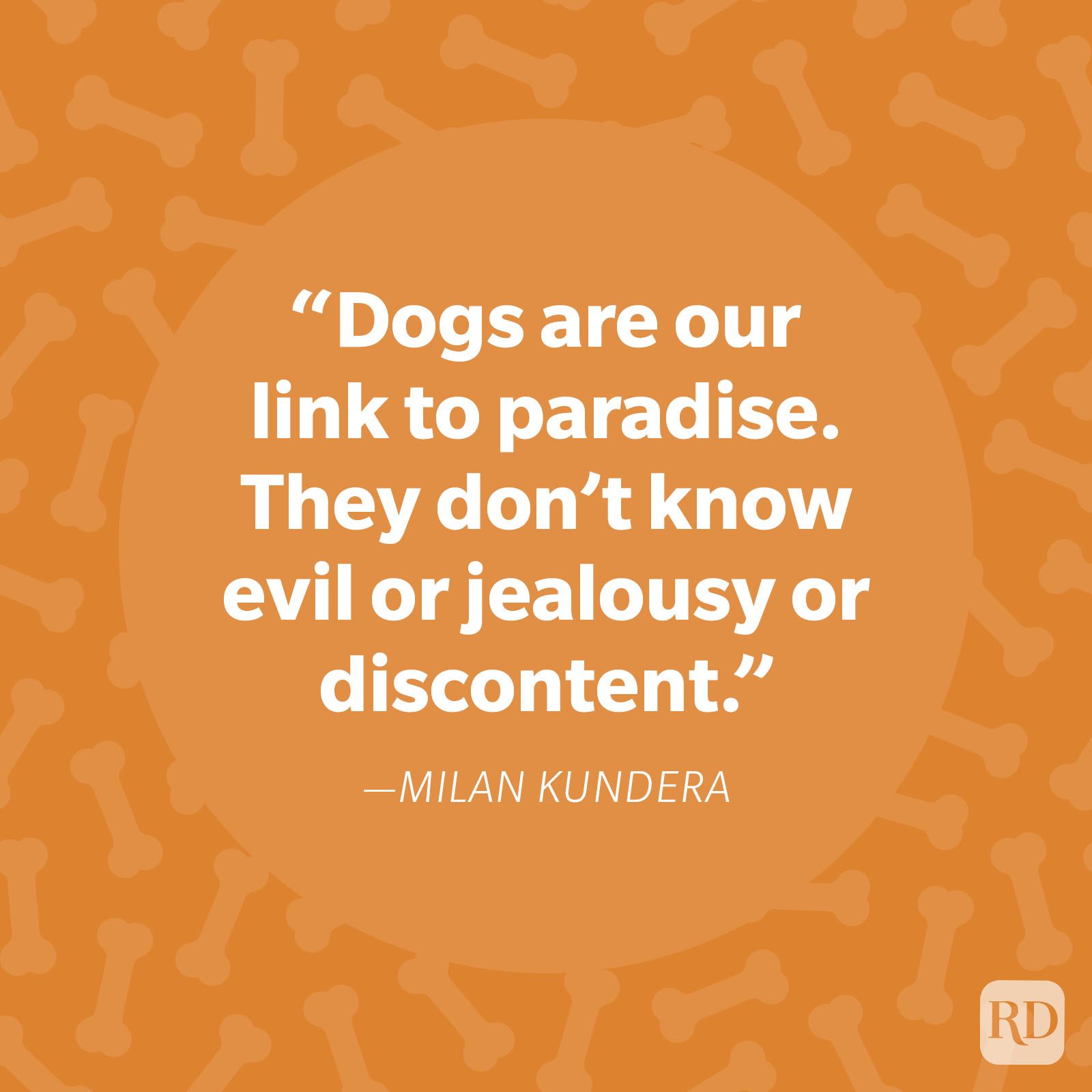 Milan Kundera Dog Quote
