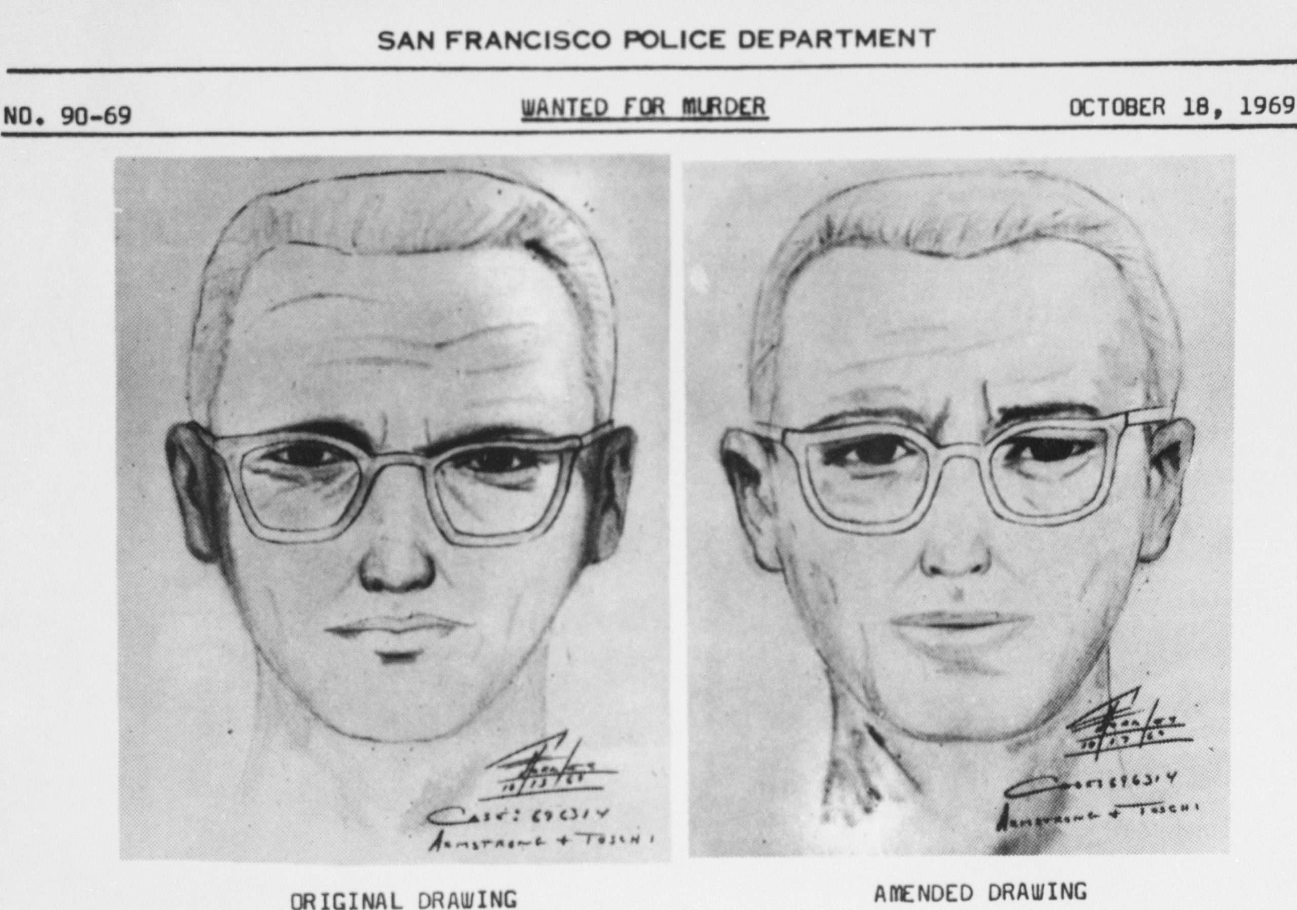 Sketch of the "Zodiac" Killer