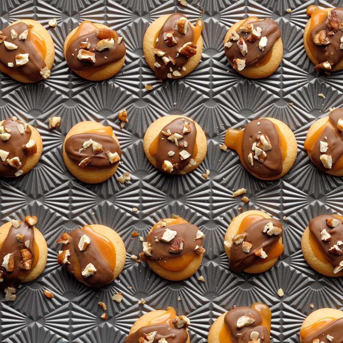 Chocolate Caramel Wafers