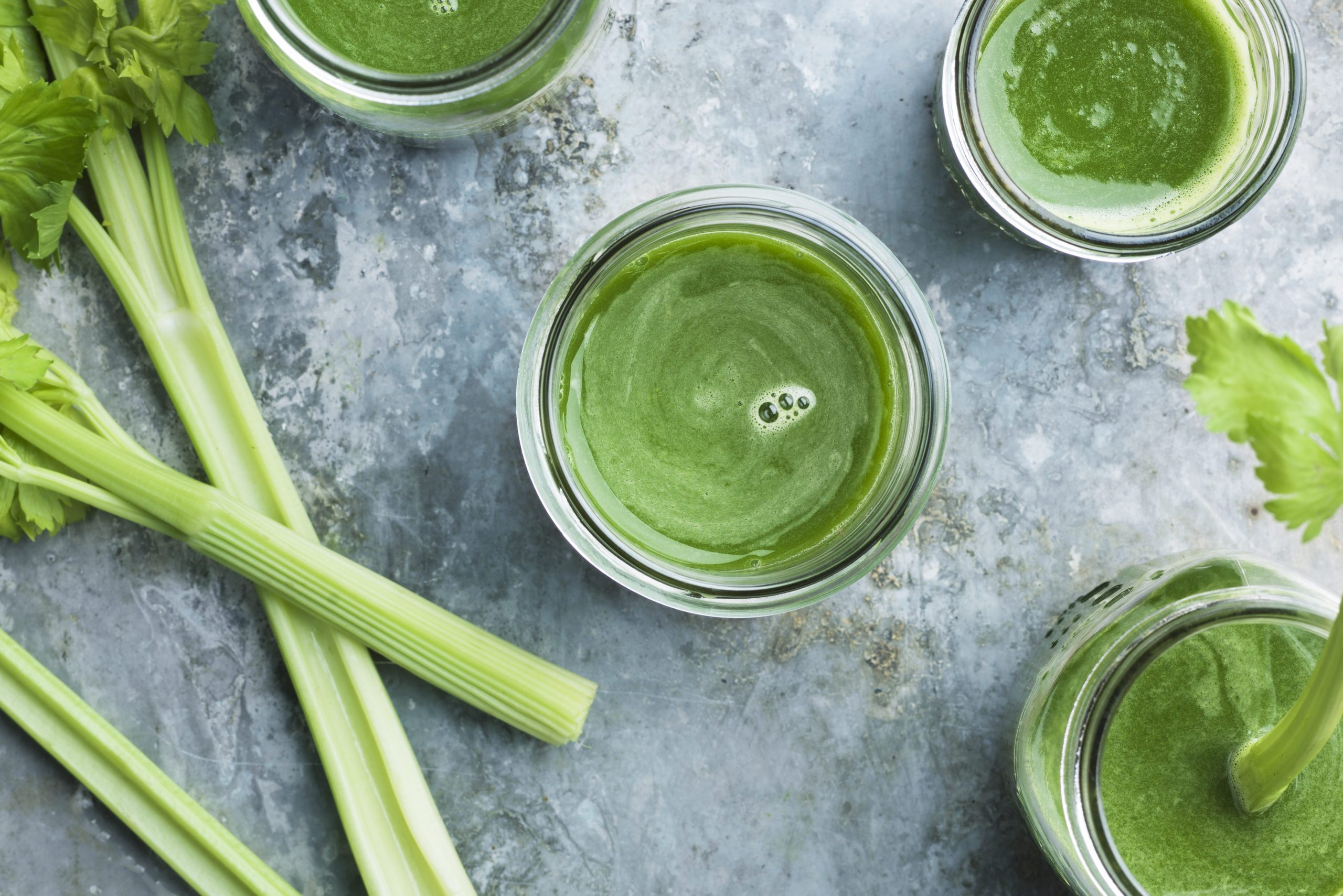 Green celery smoothie