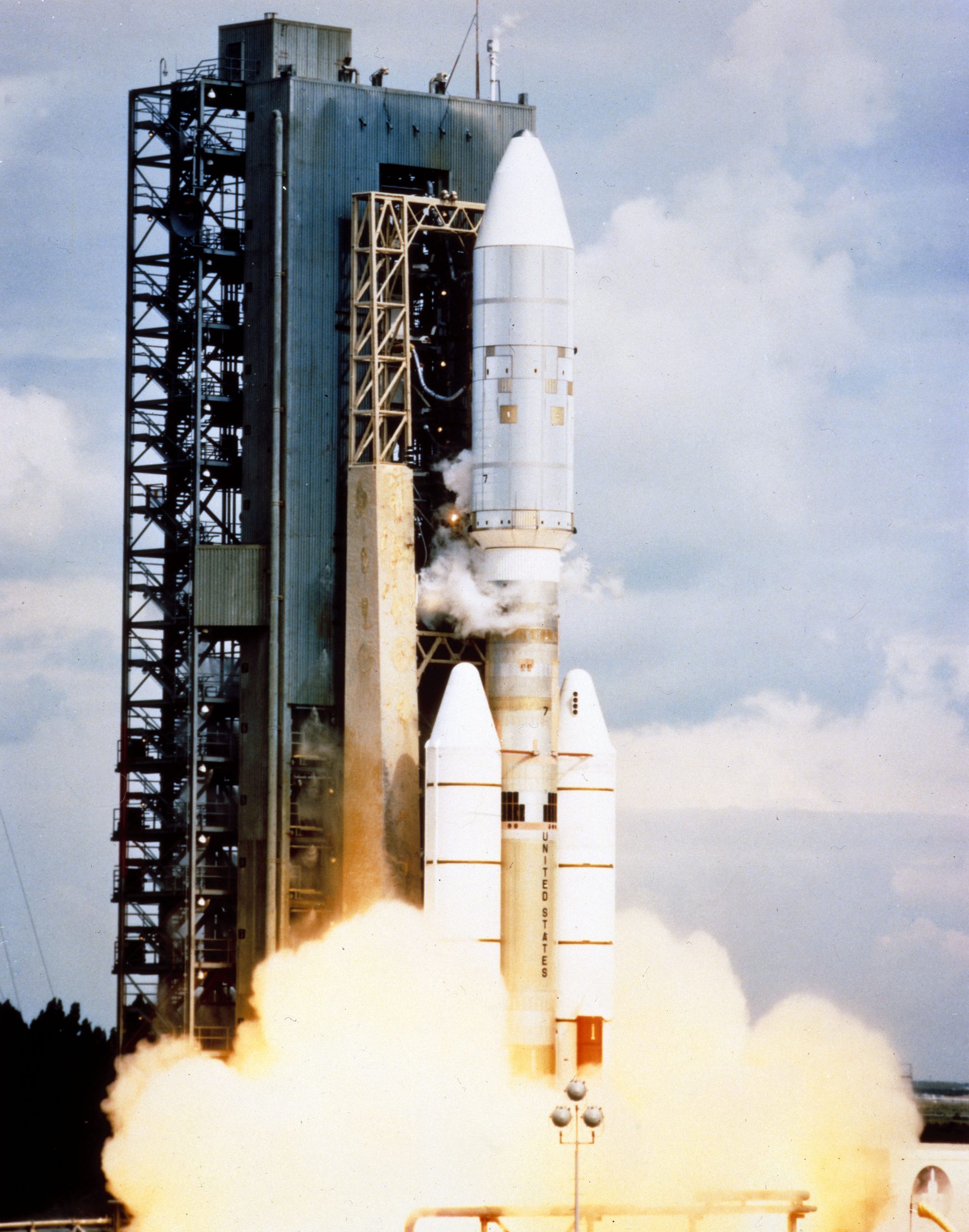 Launch of Voyager 1 spacecraft, 5th September, 1977.